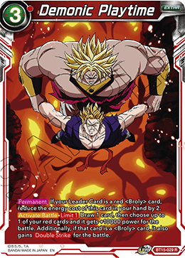 Demonic Playtime - Saiyan Showdown - Rare - BT15-029