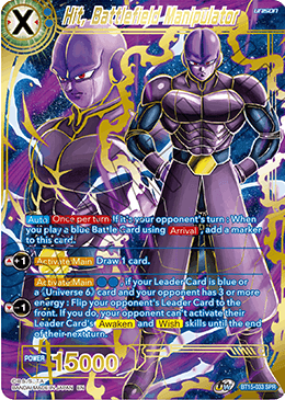 Hit, Battlefield Manipulator (SPR) - Saiyan Showdown - Special Rare - BT15-033