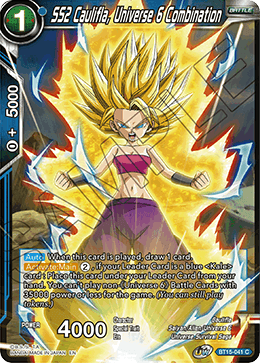 SS2 Caulifla, Universe 6 Combination - Saiyan Showdown - Common - BT15-041