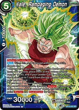 Kale, Rampaging Demon - Saiyan Showdown - Super Rare - BT15-042