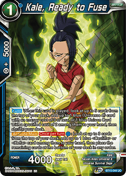 Kale, Ready to Fuse - Saiyan Showdown - Uncommon - BT15-044