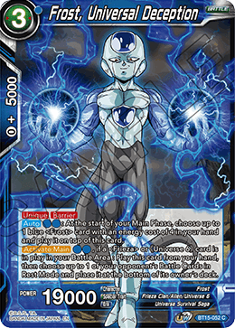 Frost, Universal Deception - Saiyan Showdown - Common - BT15-052