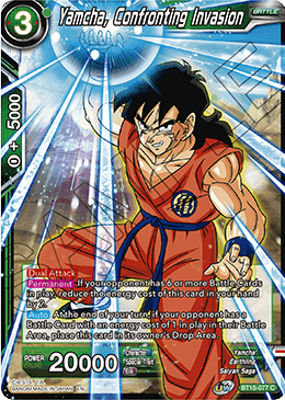 Yamcha, Confronting Invasion - Saiyan Showdown - Common - BT15-077