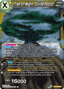 Tree of Might, Divine Roots - Saiyan Showdown - Common - BT15-094
