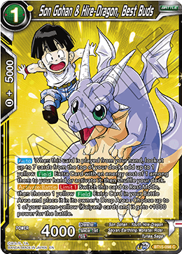 Son Gohan & Hire-Dragon, Best Buds - Saiyan Showdown - Common - BT15-098