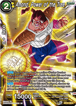 Amond, Power of the Tree - Saiyan Showdown - Common - BT15-109