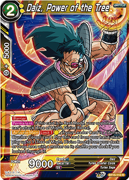 Daiz, Power of the Tree - Saiyan Showdown - Rare - BT15-110