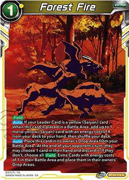 Forest Fire - Saiyan Showdown - Common - BT15-114