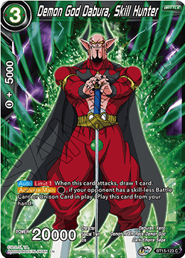 Demon God Dabura, Skill Hunter - Saiyan Showdown - Common - BT15-123