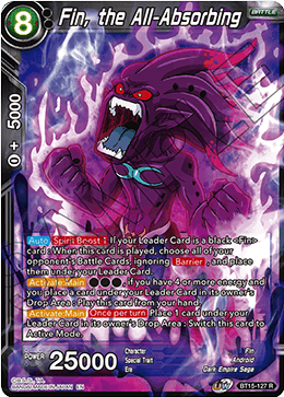 Fin, the All-Absorbing - Saiyan Showdown - Rare - BT15-127