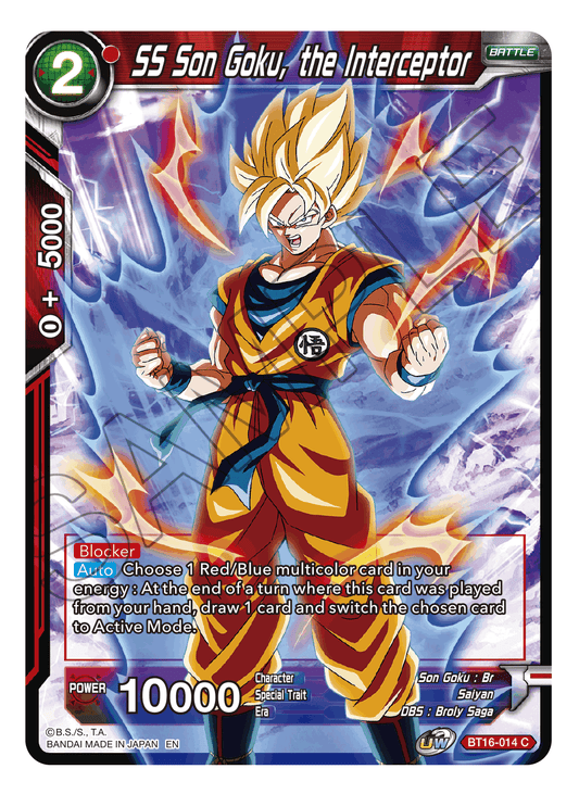 SS Son Goku, the Interceptor - Realm of the Gods - Common - BT16-014
