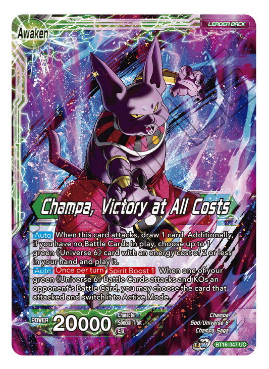 Champa // Champa, Victory at All Costs - Realm of the Gods - Uncommon - BT16-047