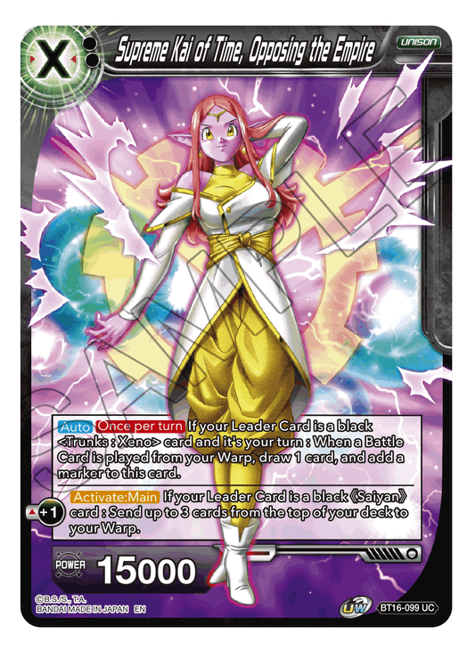 Supreme Kai of Time, Opposing the Empire - Realm of the Gods - Uncommon - BT16-099