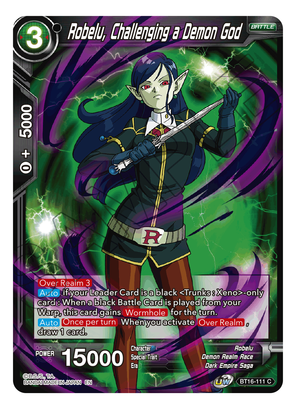 Robelu, Challenging a Demon God - Realm of the Gods - Common - BT16-111