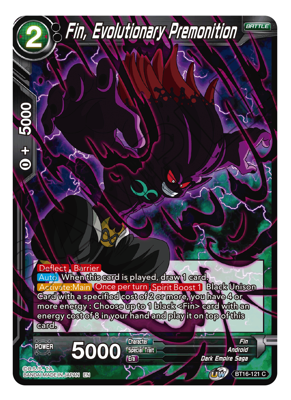 Fin, Evolutionary Premonition - Realm of the Gods - Common - BT16-121