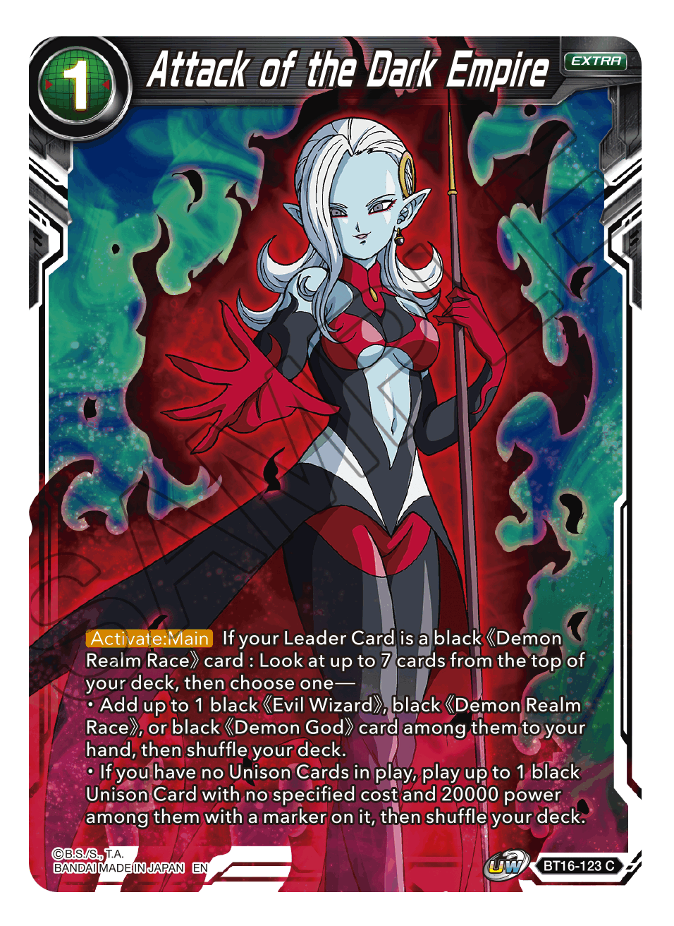 Attack of the Dark Empire - Realm of the Gods - Common - BT16-123