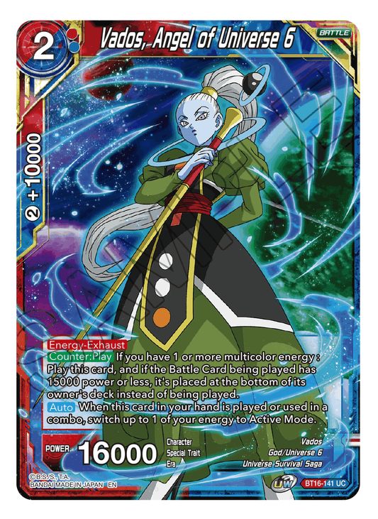 Vados, Angel of Universe 6 - Realm of the Gods - Uncommon - BT16-141