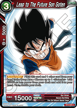 Leap to The Future Son Goten - Union Force - Common - BT2-008