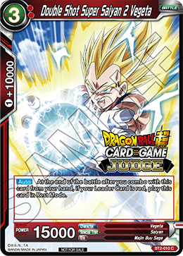 Double Shot Super Saiyan 2 Vegeta - Judge Promotion Cards - Promo - BT2-010