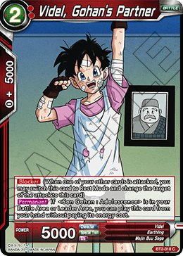 Videl, Gohan's Partner - Union Force - Common - BT2-018