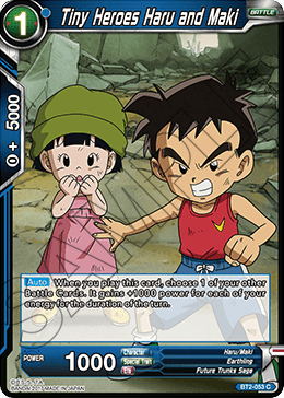 Tiny Heroes Haru and Maki - Union Force - Common - BT2-053