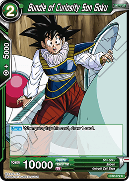 Bundle of Curiosity Son Goku - Union Force - Common - BT2-072