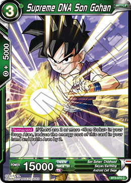 Supreme DNA Son Gohan - Union Force - Common - BT2-075