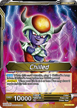 Chilled // Chilled, Harbinger of Destruction - Union Force - Uncommon - BT2-102
