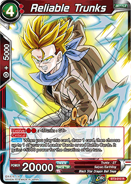 Reliable Trunks - Cross Worlds - Rare - BT3-010