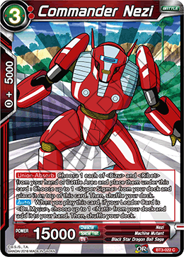 Commander Nezi - Cross Worlds - Common - BT3-022