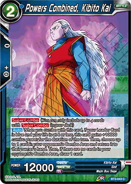 Powers Combined, Kibito Kai - Cross Worlds - Common - BT3-043