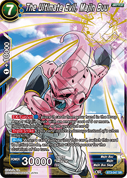 The Ultimate Evil, Majin Buu - Cross Worlds - Super Rare - BT3-047
