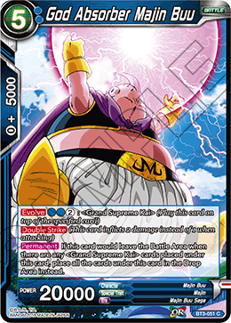 God Absorber Majin Buu - Cross Worlds - Common - BT3-051