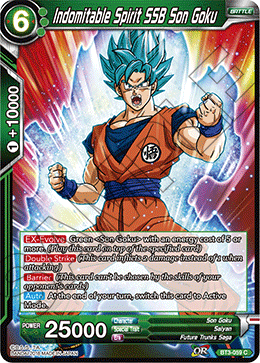 Indomitable Spirit SSB Son Goku - Cross Worlds - Common - BT3-059