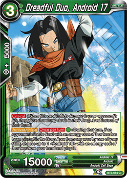 Dreadful Duo, Android 17 - Cross Worlds - Common - BT3-064