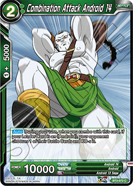 Combination Attack Android 14 - Cross Worlds - Common - BT3-072