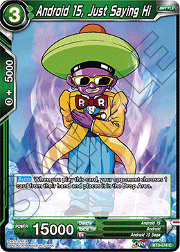 Android 15, Just Saying Hi - Cross Worlds - Common - BT3-074