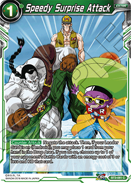 Speedy Surprise Attack - Cross Worlds - Common - BT3-081