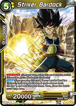 Striker Bardock - Cross Worlds - Common - BT3-086