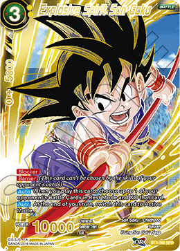 Explosive Spirit Son Goku (SPR) - Cross Worlds - Special Rare - BT3-088