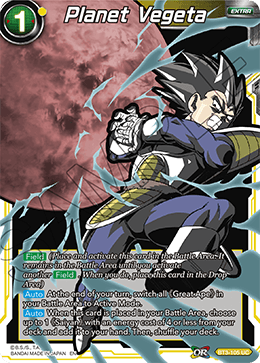 Planet Vegeta (Alternate Art) - Special Anniversary Set 2020 - Uncommon - BT3-105