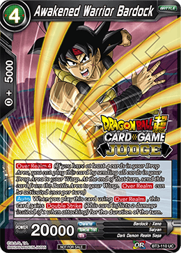 Awakened Warrior Bardock - Judge Promotion Cards - Promo - BT3-110