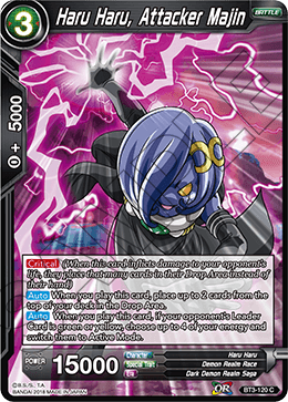Haru Haru, Attacker Majin (2018) - Cross Worlds - Common - BT3-120