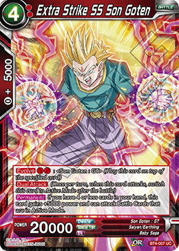 Extra Strike SS Son Goten - Colossal Warfare - Uncommon - BT4-007