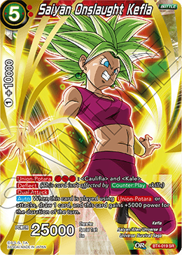 Saiyan Onslaught Kefla - Colossal Warfare - Super Rare - BT4-019