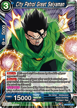 City Patrol Great Saiyaman - Colossal Warfare - Uncommon - BT4-027