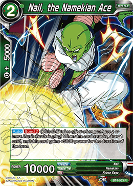 Nail, the Namekian Ace - Colossal Warfare - Rare - BT4-053