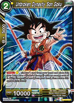 Unbroken Dynasty Son Goku - Colossal Warfare - Common - BT4-079