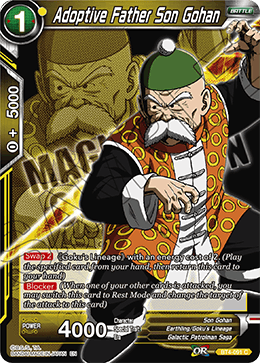 Adoptive Father Son Gohan - Expansion Deck Box Set 08: Magnificent Collection - Forsaken Warrior - Common - BT4-091