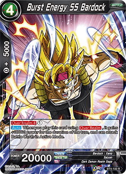 Burst Energy SS Bardock - Colossal Warfare - Rare - BT4-100